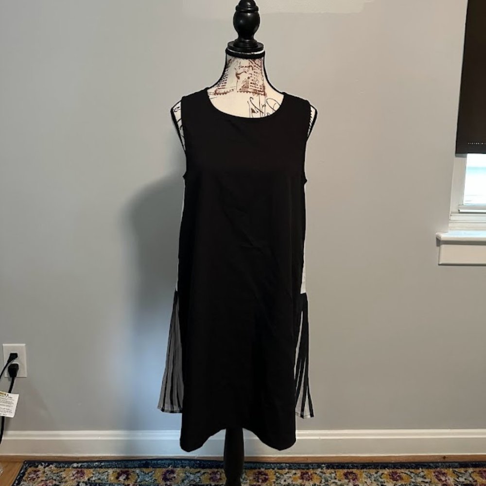 Umgee Funky Black & White Dress - Size S